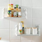 Hanging Bathroom Organizer with Little Man Design.