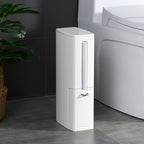 Modern Toilet Brush & Trash Can Set.