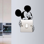 Kids Room Mouse Shape Wooden Wall Art