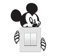 Kids Room Mouse Shape Wooden Wall Art