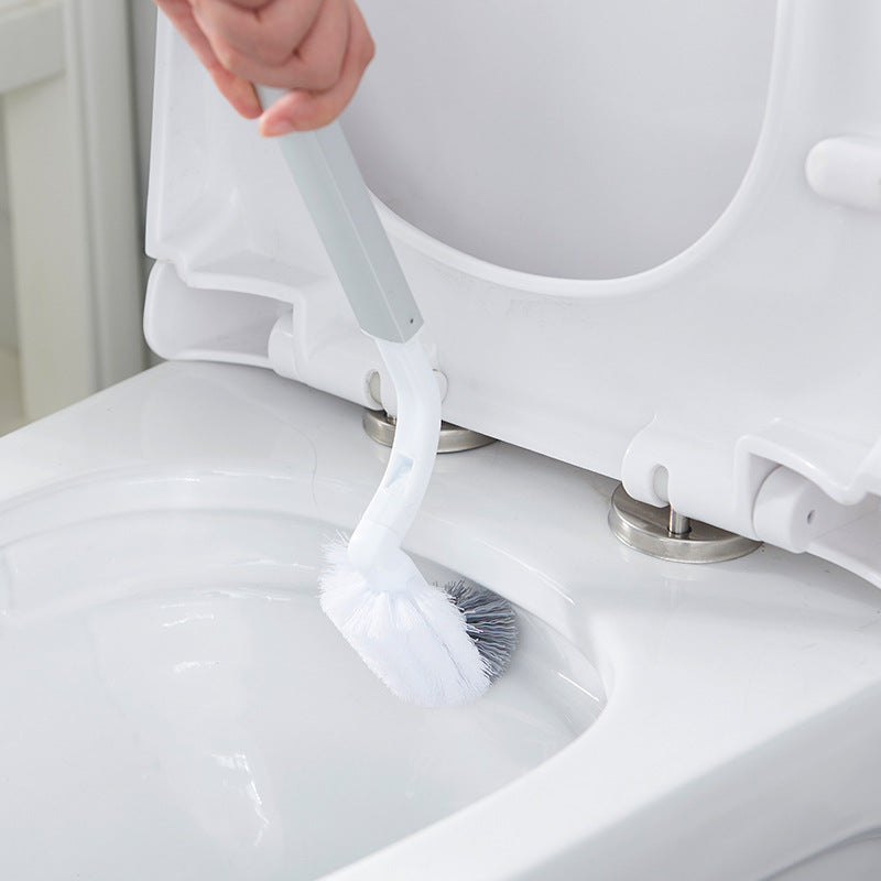 Modern Toilet Brush & Trash Can Set.
