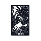 Black Palm Leaf Wall Art.               Home & Office Decor