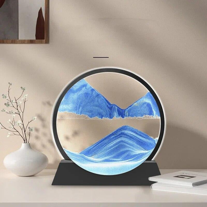 3D Dynamic Deep Sea Sandscape with Display Stand.