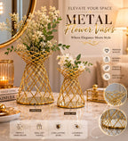 Decorative Table Vase | Home Décor-Modern Matel |