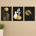 3Pc Premium Wall Art Photo Tiles –Modern Home Decor.