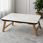 Multi-Purpose Wooden Folding Table – Portable Lap Desk for Home Use & Office Work