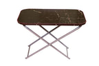 Foldable Marble Ironing Table Dark Modern Design
