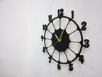 Retro Design 3D Wooden wall clock for Living Room Decor