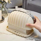 Decorative Shell Tissue Box -Home And Office Accessory-