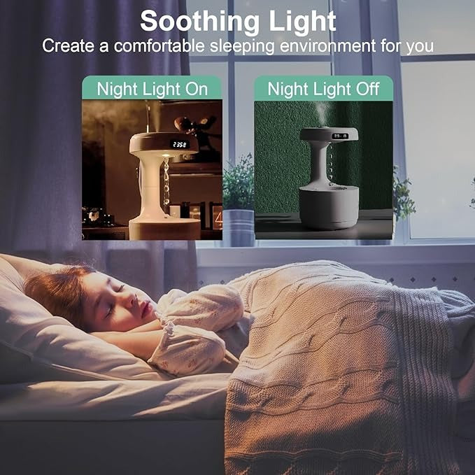 Smooth Humidifier With Ultra- Performance, Light Effects.