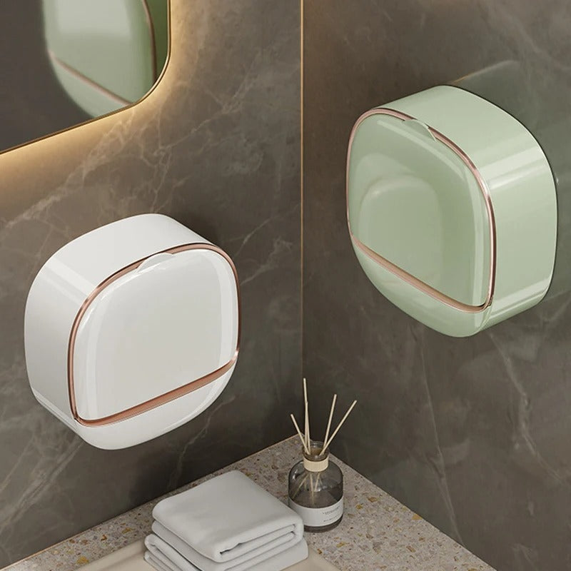 1Pc Soap Box Light Luxury Soap Holder Random Colour.