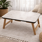 Multi-Purpose Wooden Folding Table – Portable Lap Desk for Home Use & Office Work