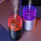 Rechargeable LED Humidifier White ABS With Light