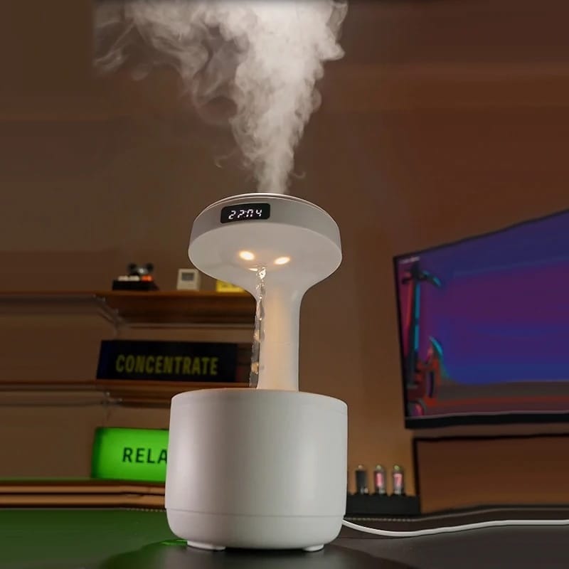 Smooth Humidifier With Ultra- Performance, Light Effects.