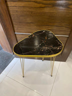 Black Gold Coffee Table 18" Stylish Modern Design.