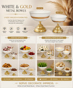 Luxury Metal Decorative Bowl Premium Home Decor,