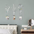 3 PCs Beautiful Acrylic Mirror Leaf