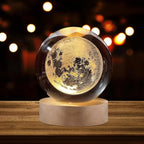 3D Galaxy Crystal Ball Lamp -Decor Night Light.