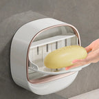 1Pc Soap Box Light Luxury Soap Holder Random Colour.