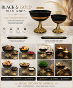 Luxury Metal Decorative Bowl Premium Home Decor,