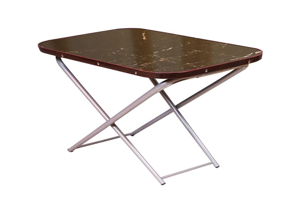Foldable Marble Ironing Table Dark Modern Design