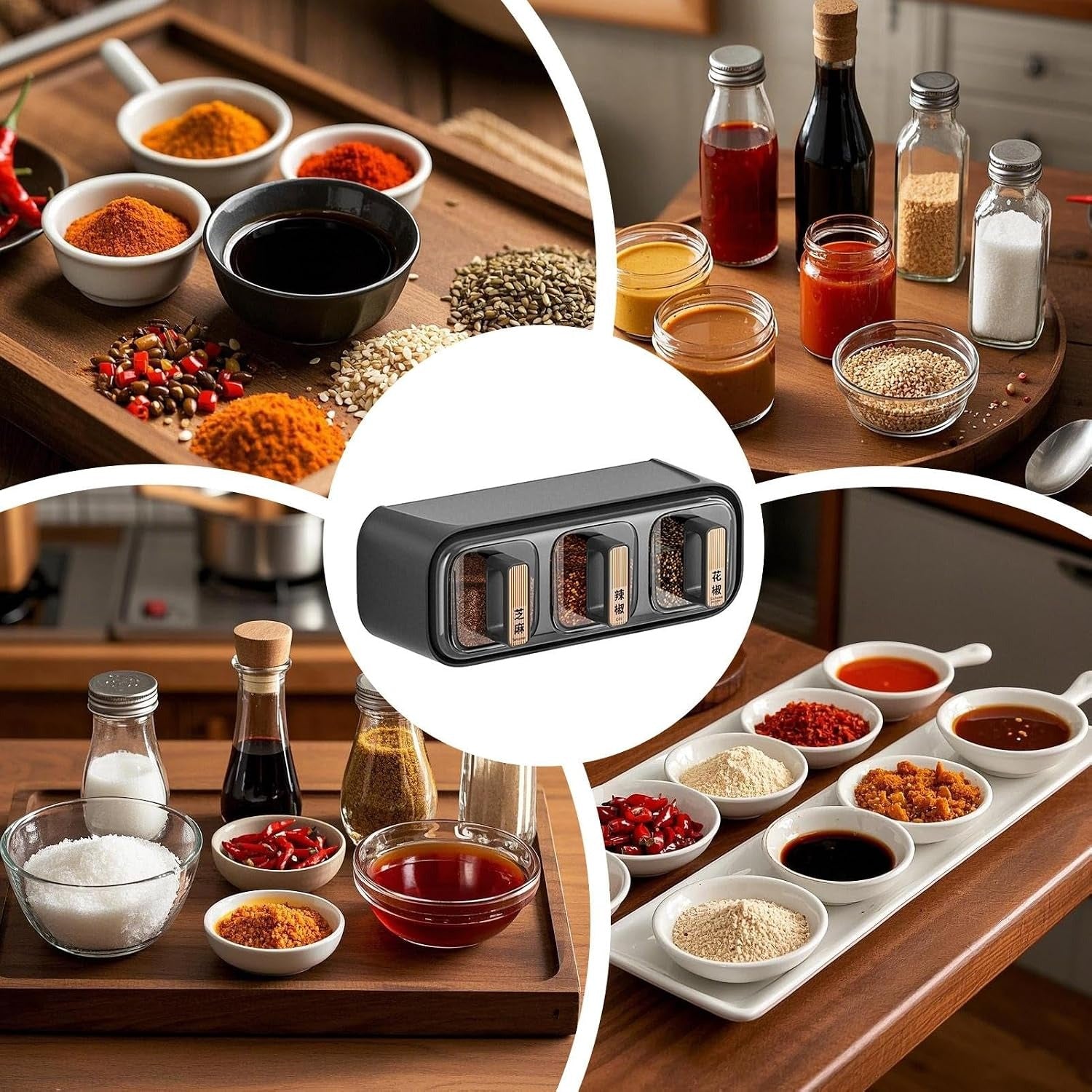 Box Containers Space Saving Transparent Kitchen Organizer